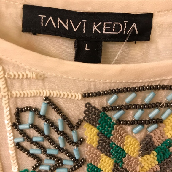 NWT Tanvi Kedia for Anthropologie Beaded Top - Picture 3 of 6